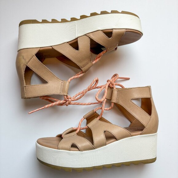 Sorel Shoes - Sorel Cameron Flatform Lace-Up Sandals